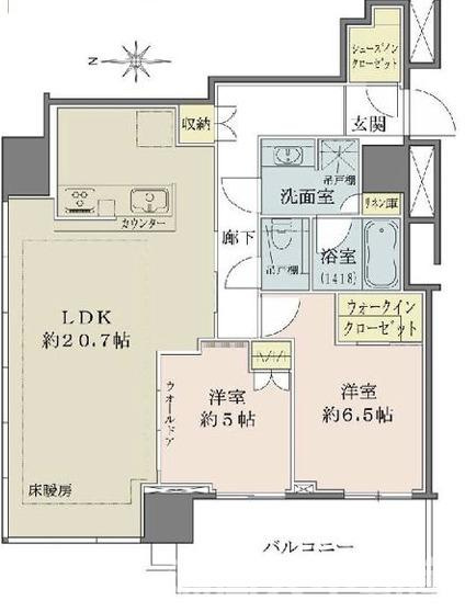 THE　TOWER　湘南辻堂の間取り