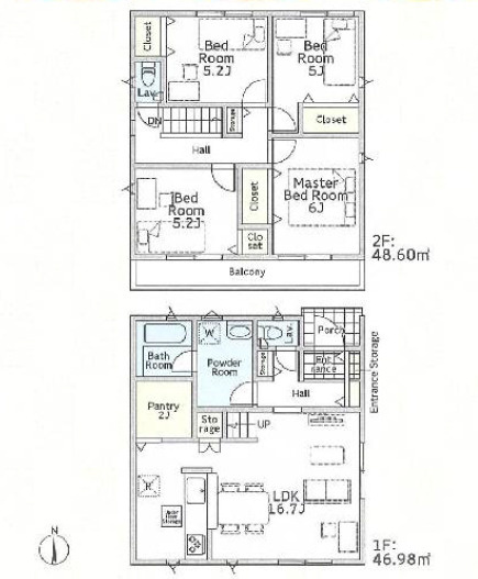 平塚市御殿第18Ⅱ期4棟　新築戸建　全8棟5号棟