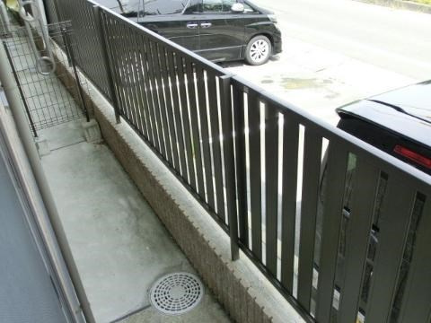 レザンコートＢのバルコニー