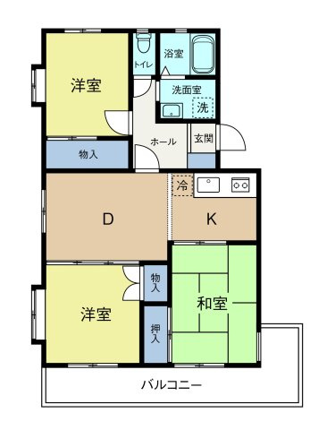 ハイツシャルマンⅠの間取り