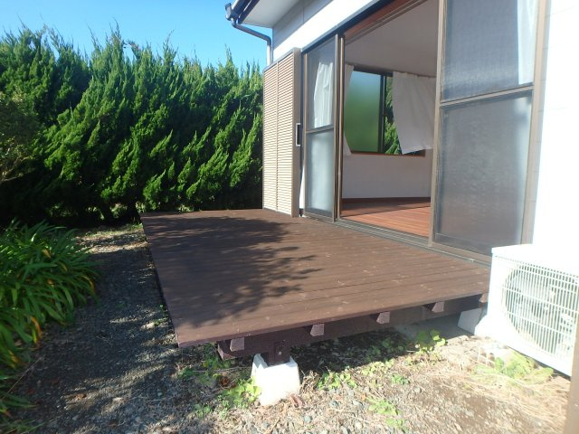 M0173R　古山アパートのバルコニー