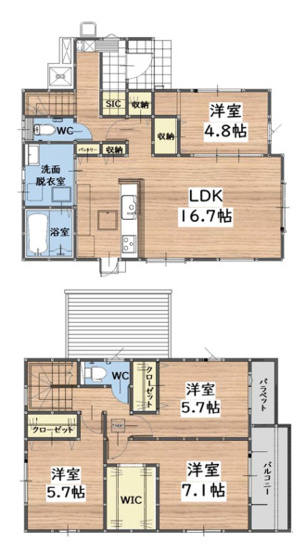 【間取り】 | 福岡市城南区東油山5丁目1期　3号棟（全3棟）【仲介手数料無料・0円】 | 平日、土日祝日もお好きな日時にご見学可能です。お気軽にお問合せ下さい。