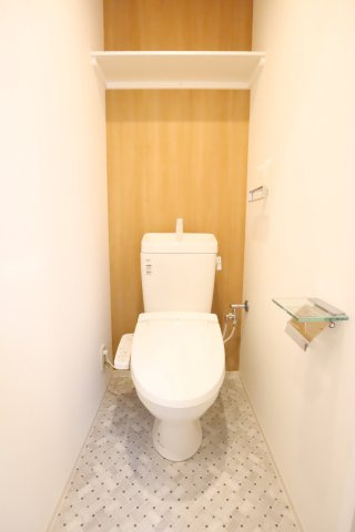 大阪市城東区関目５丁目の賃貸マンションのトイレ