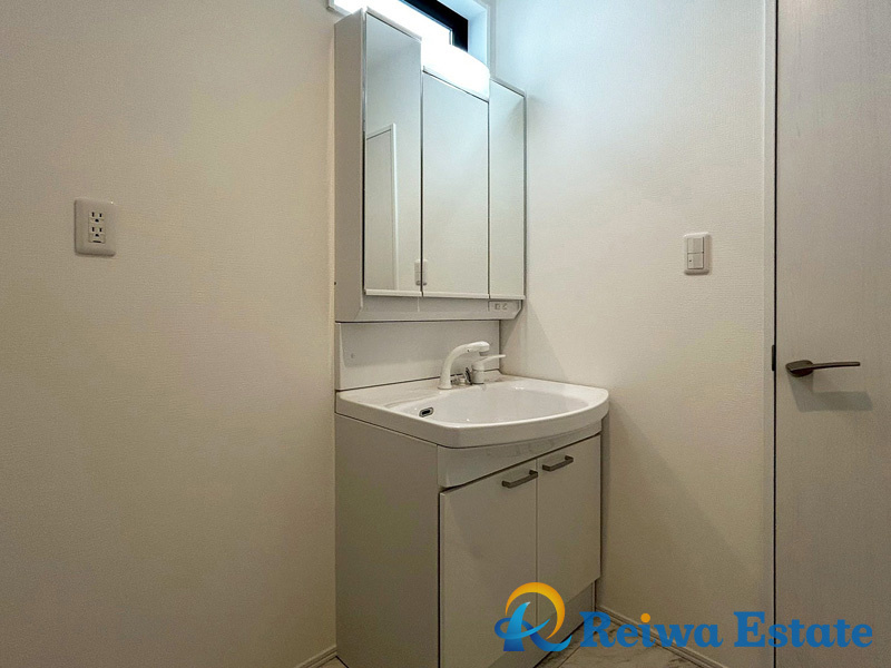 新築戸建　茅ヶ崎市今宿の独立洗面台