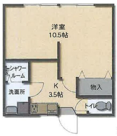 三輪アパートの間取り