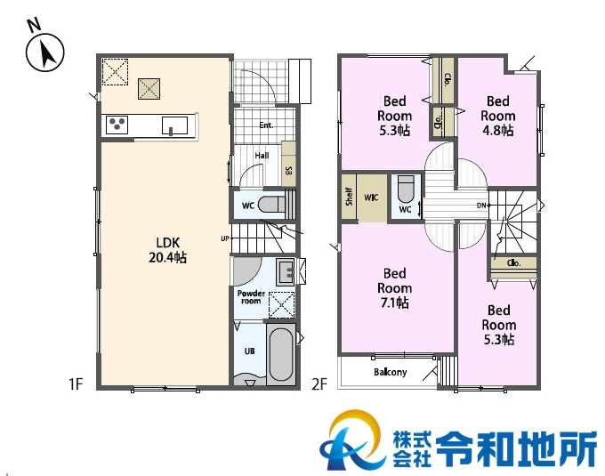 新築戸建　茅ヶ崎市今宿の間取り