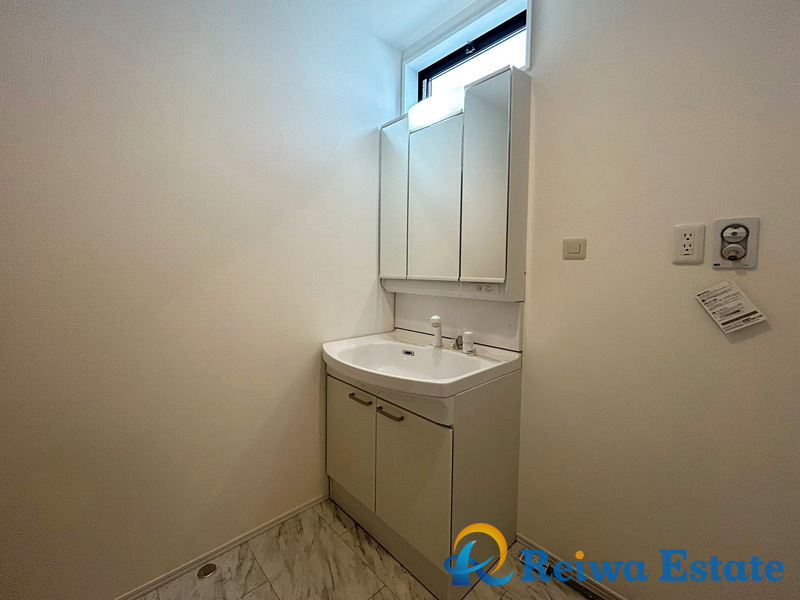 新築戸建　茅ヶ崎市今宿の独立洗面台