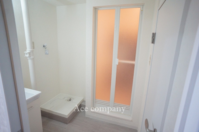 【ランドリースペース】 | 平野コーポ | 室内洗濯機置き場完備です☆