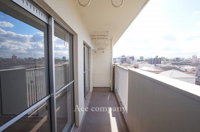 【バルコニー】 | 平野コーポ | 西向きのバルコニーです☆