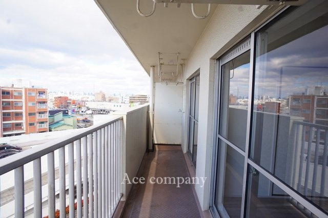 【バルコニー】 | 平野コーポ | 西向きのバルコニーです☆