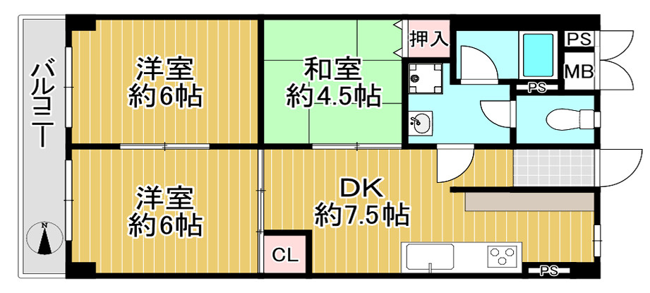 【間取り】の画像