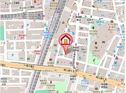 【地図】 | レジディア蒲田Ⅱ