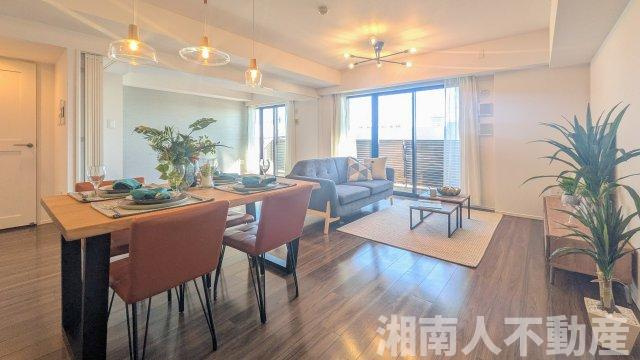 クリオ鵠沼海岸の居間・リビング|使いやすいリビングです