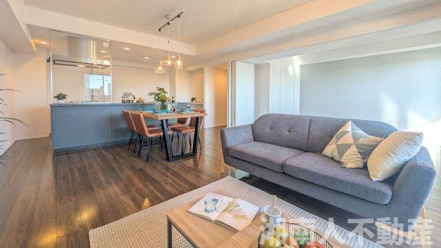 クリオ鵠沼海岸の居間・リビング|おしゃれな居間です