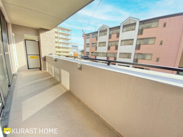 ディアステージ四条葛野大路　2階のバルコニー|バルコニー南側