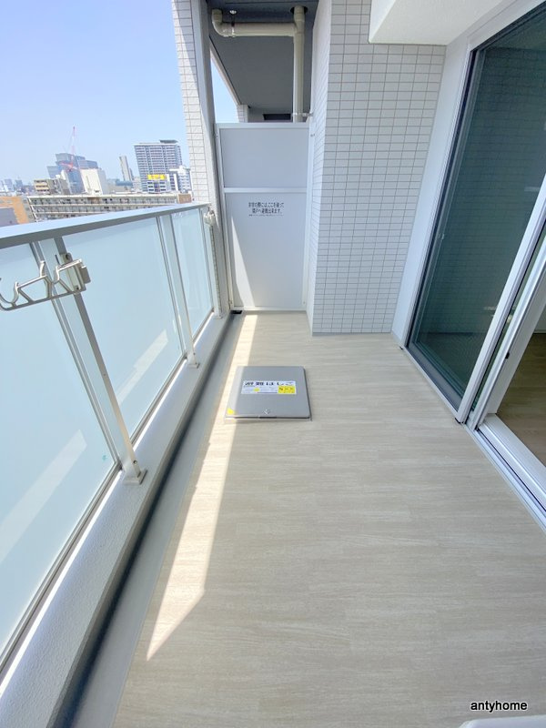 アーバンドルフ天満のバルコニー