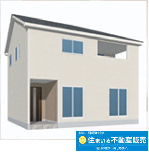 福岡市西区今宿第４　1号棟の外観パース