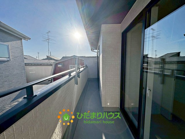 蓮田市西城１丁目　新築一戸建てのバルコニー