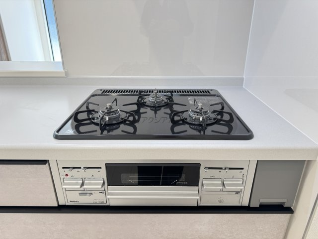 東村山市久米川町3丁目・全9棟　新築一戸建　7号棟　の設備|キッチンコンロ