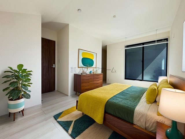 東村山市久米川町3丁目・全9棟　新築一戸建　7号棟　の寝室|2階洋室8.5帖（家具はCG画像での表示になります）