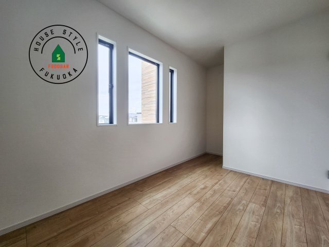 春日市大谷5丁目第4-2棟（1号棟）　の内観：施工例|将来的に、琉球畳を引きまして和室風にすることも可能です。