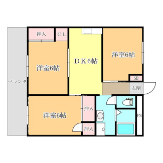 【間取り】 | フェリオ市駅西Ⅱ　