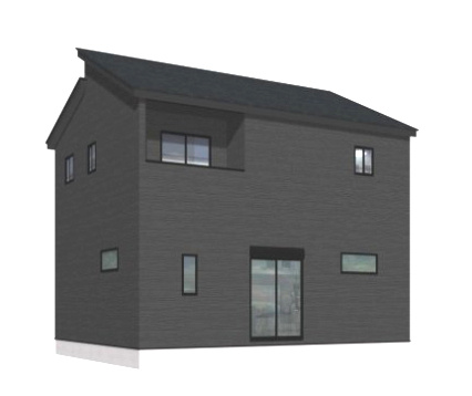 三養基郡基山町大字小倉11期　2号棟の外観パース|外観パースです