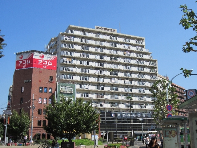 コープ野村王子の外観|駅前に立地している分譲賃貸マンション★