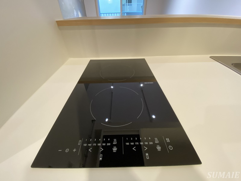 コープ野村王子のキッチン|IH2口コンロです☆