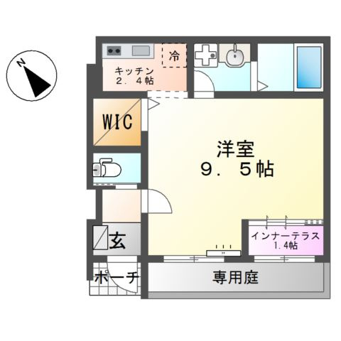 【間取り】 | Feliz Bonita（フェリス　ボニータ）