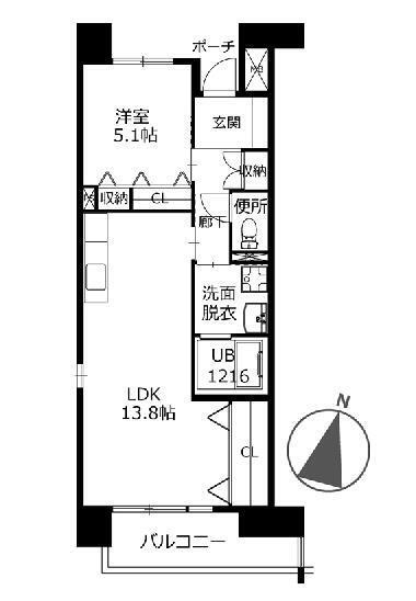 【間取り】 | クラシオン千早1棟