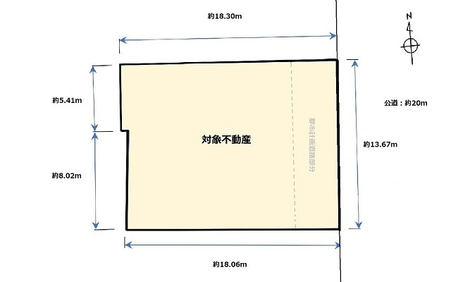 宇品御幸4丁目の土地図