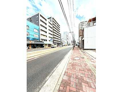 宇品御幸4丁目の前面道路含む現地写真