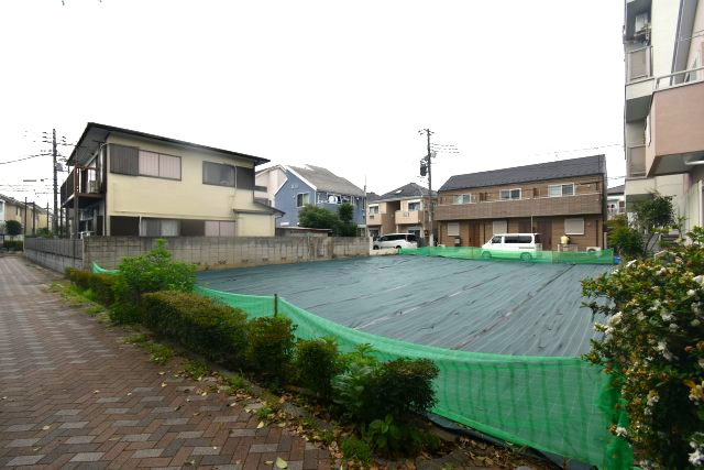 阿佐谷北3丁目・売地・B区画の前面道路含む現地写真