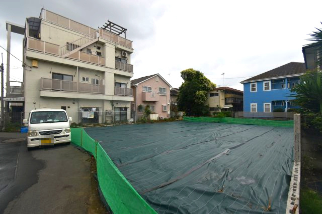 阿佐谷北3丁目・売地・B区画の前面道路含む現地写真
