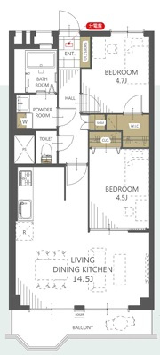 【間取り】の画像
