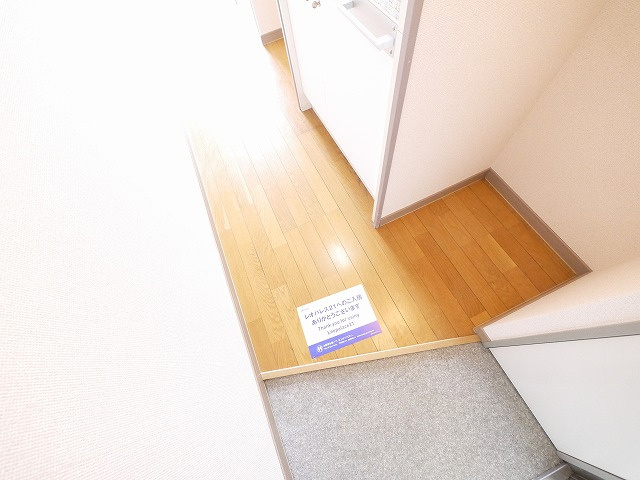 レオパレストミタⅡの玄関|シンプルで使いやすい玄関です