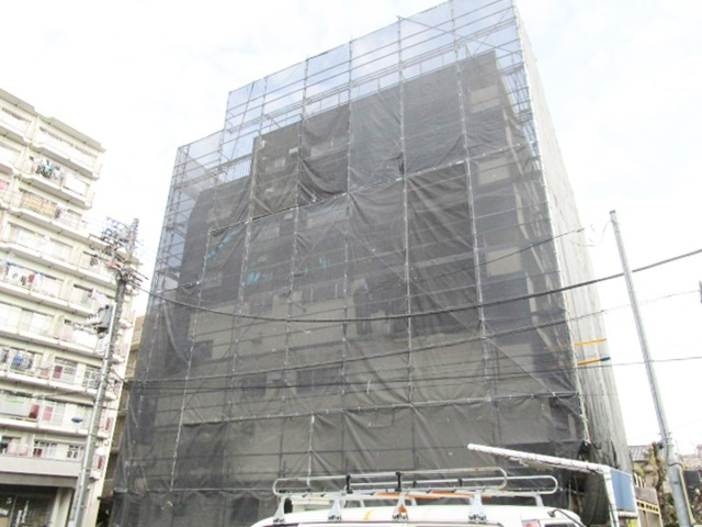 豊島マンションの外観|築年数は経ってますが、しっかりとしたマンションです。