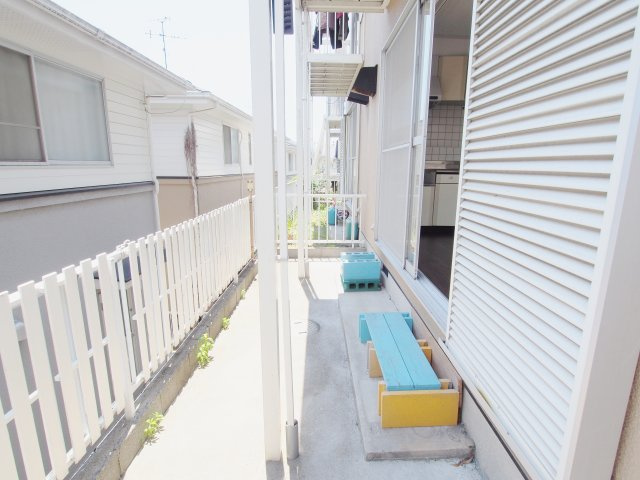 メゾネットTK　Bのバルコニー