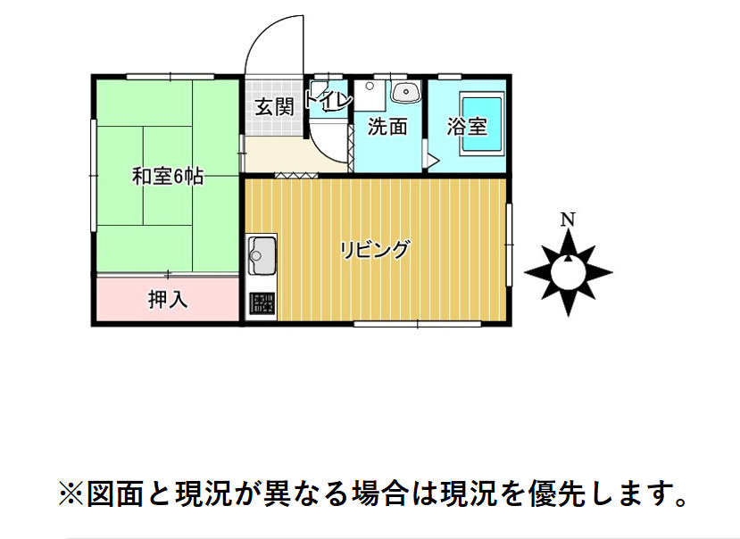 売中古戸建　下田市旧岡方村の間取り