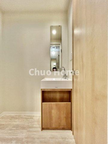 ダイアパレス大島の独立洗面台|洗面化粧台