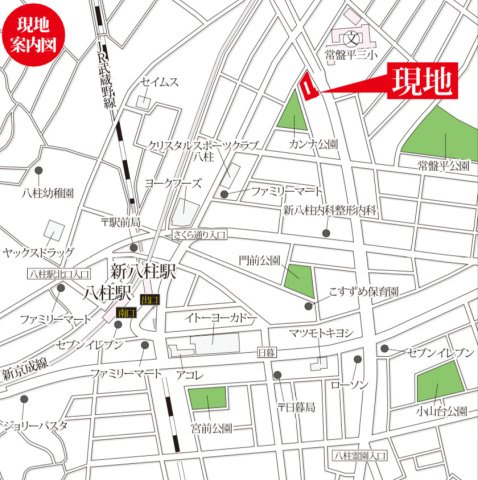 ダイヤリッジ常盤平の地図