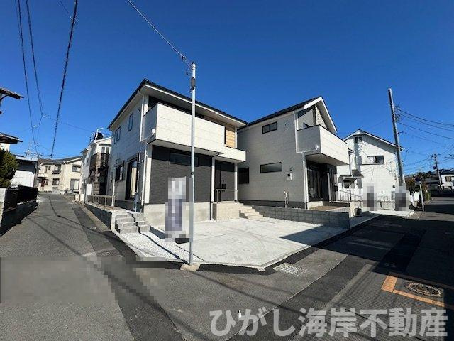 茅ヶ崎市南湖６丁目　新築戸建　全２棟の前面道路含む現地写真|現地外観