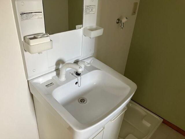 川崎市多摩区栗谷３丁目のアパートの洗面所|人気の独立洗面台