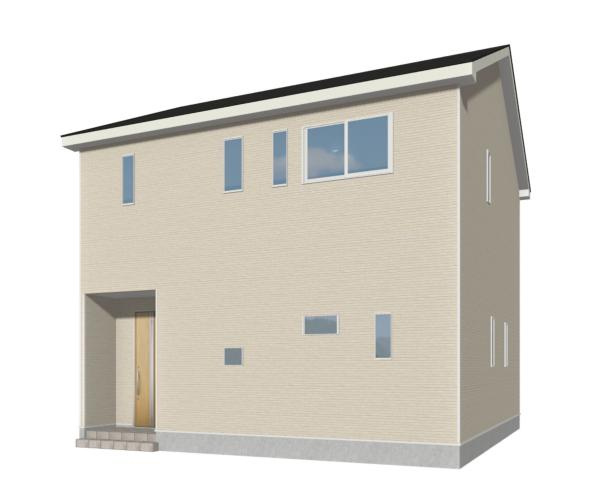 【外観】 | 龍ケ崎市城ノ内第9　新築戸建　1号棟 | 小中学校まで、それぞれ徒歩15分圏内！