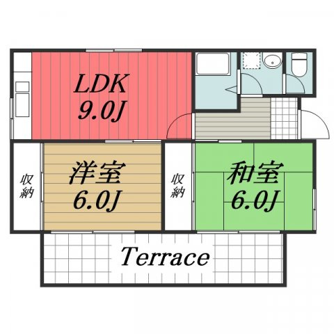 【間取り】 | 立沢台ニュータウン貸家