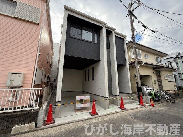 茅ヶ崎市南湖5丁目　新築戸建　全1棟の前面道路含む現地写真|現地外観