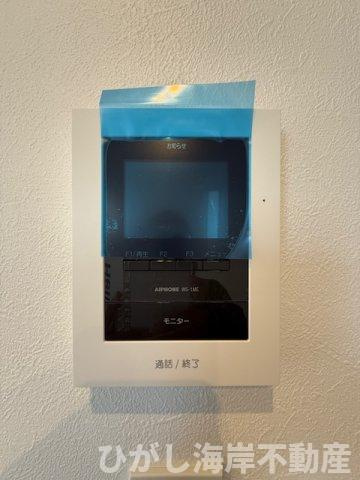 茅ヶ崎市南湖5丁目　新築戸建　全1棟のセキュリティ|TVモニター付きインターフォン