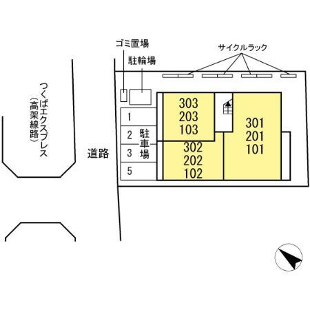 フェリシアの区画図