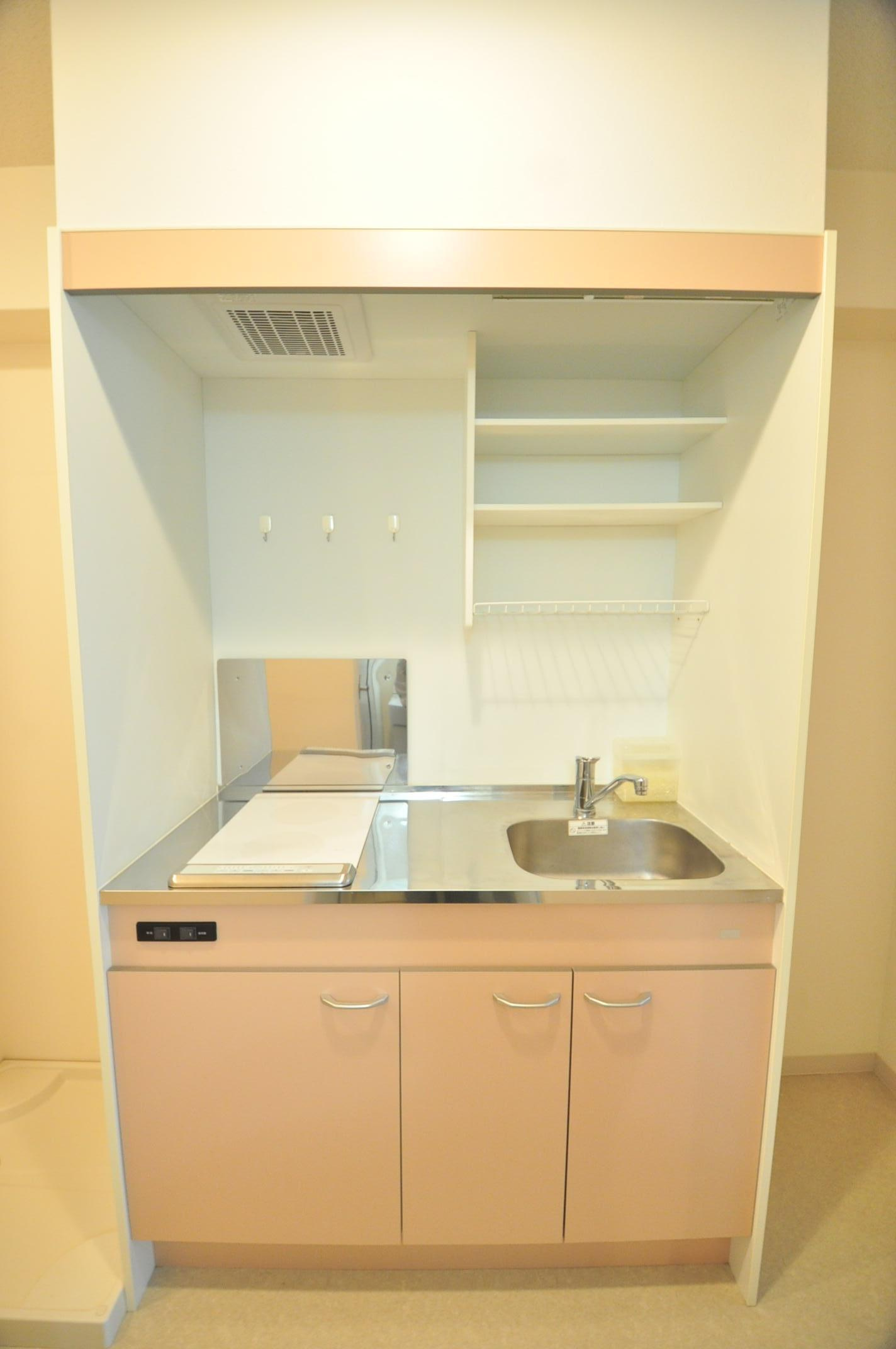 大阪市都島区高倉町１丁目の賃貸マンションのキッチン